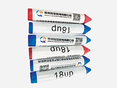 Blue Leather Marking Pen